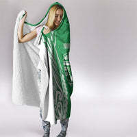 Manawatu 2026 Rugby Custom Hooded Blanket NZ Maori Silver Fern