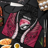 North Harbour 2026 Rugby Custom Apron NZ Maori Silver Fern