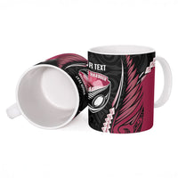 North Harbour 2026 Rugby Custom Ceramic Mug NZ Maori Silver Fern