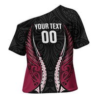 North Harbour 2026 Rugby Custom Cross Shoulder Shirt NZ Maori Silver Fern