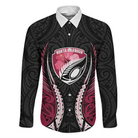 North Harbour 2026 Rugby Custom Family Matching Summer Maxi Dress and Hawaiian Shirt NZ Maori Silver Fern