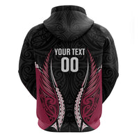 North Harbour 2026 Rugby Custom Hoodie NZ Maori Silver Fern LT14 - Polynesian Pride