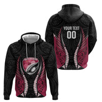 North Harbour 2026 Rugby Custom Hoodie NZ Maori Silver Fern LT14 - Polynesian Pride