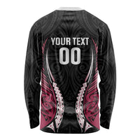 North Harbour 2026 Rugby Custom Long Sleeve Shirt NZ Maori Silver Fern