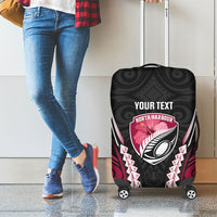North Harbour 2026 Rugby Custom Luggage Cover NZ Maori Silver Fern