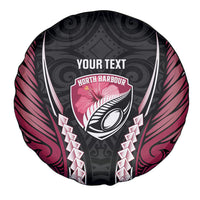 North Harbour 2026 Rugby Custom Spare Tire Cover NZ Maori Silver Fern