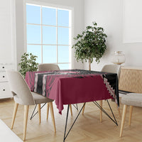 North Harbour 2026 Rugby Custom Tablecloth NZ Maori Silver Fern