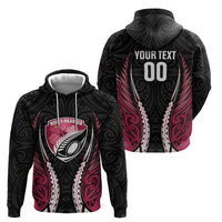 North Harbour 2026 Rugby Custom Zip Hoodie NZ Maori Silver Fern