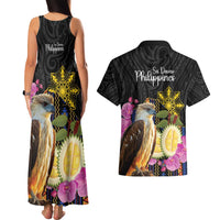 Kadayawan Philippines Couples Matching Tank Maxi Dress and Hawaiian Shirt Filipino Eagle Happy 39th Anniversary LT14 - Polynesian Pride