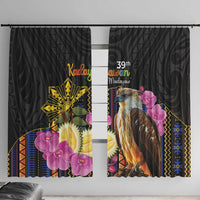 Kadayawan Philippines Window Curtain Filipino Eagle Happy 39th Anniversary