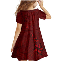 Oxblood Polynesia Family Matching Mermaid Dress and Hawaiian Shirt Hawaiian Tribal Hammerhead Shark Tattoo