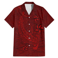 Oxblood Polynesia Family Matching Mermaid Dress and Hawaiian Shirt Hawaiian Tribal Hammerhead Shark Tattoo