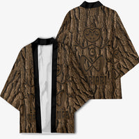 Kioranga Moriori New Zealand Kimono Kopi Rakau Carving Art