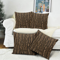Kioranga Moriori New Zealand Pillow Cover Kopi Rakau Carving Art