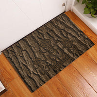 Kioranga Moriori New Zealand Rubber Doormat Kopi Rakau Carving Art