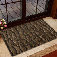 Kioranga Moriori New Zealand Rubber Doormat Kopi Rakau Carving Art
