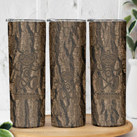 Kioranga Moriori New Zealand Skinny Tumbler Kopi Rakau Carving Art