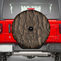 Kioranga Moriori New Zealand Spare Tire Cover Kopi Rakau Carving Art