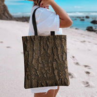 Kioranga Moriori New Zealand Tote Bag Kopi Rakau Carving Art
