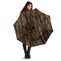 Kioranga Moriori New Zealand Umbrella Kopi Rakau Carving Art