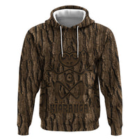 Kioranga Moriori New Zealand Zip Hoodie Kopi Rakau Carving Art