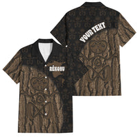 Moriori Kekoru New Zealand Personalised Family Matching Summer Maxi Dress and Hawaiian Shirt Kopi Rakau Carving Chatham Islands Map