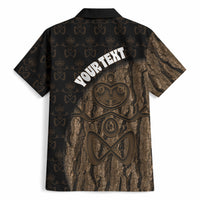 Moriori Kekoru New Zealand Personalised Hawaiian Shirt Kopi Rakau Carving Chatham Islands Map
