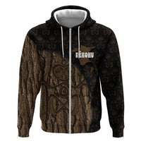 Moriori Kekoru New Zealand Personalised Hoodie Kopi Rakau Carving Chatham Islands Map