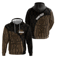 Moriori Kekoru New Zealand Personalised Hoodie Kopi Rakau Carving Chatham Islands Map