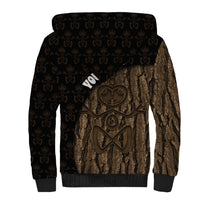 Moriori Kekoru New Zealand Personalised Sherpa Hoodie Kopi Rakau Carving Chatham Islands Map