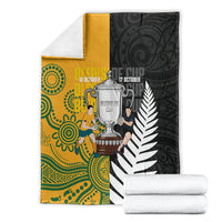 New Zealand Australia Rugby Bledisloe 2026 Blanket Champion Trophy Maori Aboriginal Art