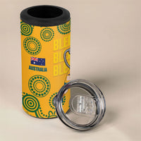 New Zealand Australia Rugby Bledisloe 2026 4 in 1 Can Cooler Tumbler Champion Trophy Maori Aboriginal Art