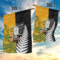 New Zealand Australia Rugby Bledisloe 2026 Garden Flag Champion Trophy Maori Aboriginal Art