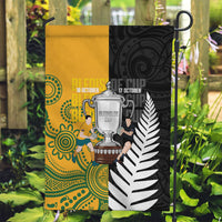 New Zealand Australia Rugby Bledisloe 2026 Garden Flag Champion Trophy Maori Aboriginal Art