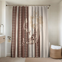Swimming With Humpback Whales Season Tonga Bathroom Set Tongan Tofuaa Ngatu Pattern Brown