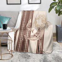 Swimming With Humpback Whales Season Tonga Blanket Tongan Tofuaa Ngatu Pattern Brown