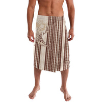 Swimming With Humpback Whales Season Tonga Lavalava Tongan Tofuaa Ngatu Pattern Brown