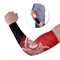 Vavau Sailing Festival Tonga Personalised Arm Sleeves Humpback Whale Sailboat Tropical Vibes