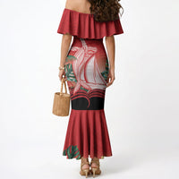 Vavau Sailing Festival Tonga Personalised Mermaid Dress Humpback Whale Sailboat Tropical Vibes