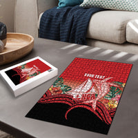 Vavau Sailing Festival Tonga Personalised Puzzle Humpback Whale Sailboat Tropical Vibes