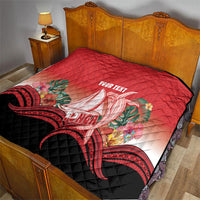 Vavau Sailing Festival Tonga Personalised Quilt Humpback Whale Sailboat Tropical Vibes