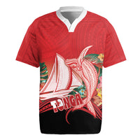 Vavau Sailing Festival Tonga Personalised Rugby Jersey Humpback Whale Sailboat Tropical Vibes