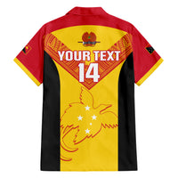 Custom Papua New Guinea Rubgby Family Matching Short Sleeve Bodycon Dress and Hawaiian Shirt Pacific 2023 Go PNG Kumuls LT14 - Polynesian Pride