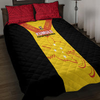 Papua New Guinea Rubgby Quilt Bed Set Pacific 2023 Go PNG Kumuls LT14 - Polynesian Pride