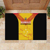 Papua New Guinea Rubgby Rubber Doormat Pacific 2023 Go PNG Kumuls LT14 - Polynesian Pride