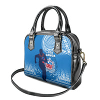 Samoa Rugby Shoulder Handbag Pacific 2023 Go Toa Samoa LT14 - Polynesian Pride