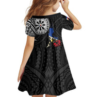 Philippines Strong Family Matching Tank Maxi Dress and Hawaiian Shirt Filipino Map Polynesian Tattoo LT14 - Polynesian Pride