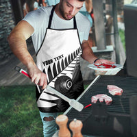 New Zealand Lawn Bowls Custom Apron Aotearoa Silver Fern - Polynesian Pride