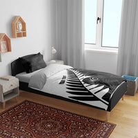 New Zealand Lawn Bowls Custom Bedding Set Aotearoa Silver Fern - Polynesian Pride