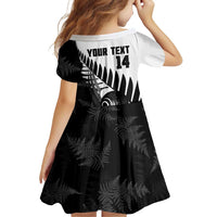 New Zealand Lawn Bowls Custom Family Matching Mermaid Dress and Hawaiian Shirt Aotearoa Silver Fern - Polynesian Pride